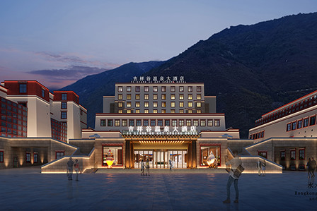 理县吉祥谷国际大酒店温泉酒店设计项目